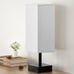 Gray Small Table Lamp - Bedside Lamp for Bedroom, Minimalist Nightstand Lamp