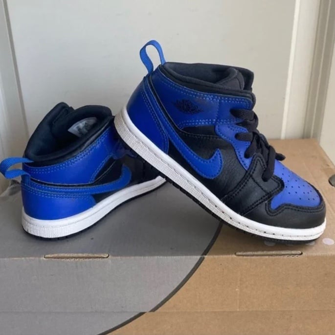 Nike Jordan 1 Mid Toddler “Royal” Sneaker - SZ 10 C