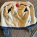 Guess Jeans Jean Jacket Men’s Small With White Sherpa Lining