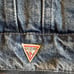 Guess Jeans Jean Jacket Men’s Small With White Sherpa Lining
