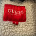 Guess Jeans Jean Jacket Men’s Small With White Sherpa Lining