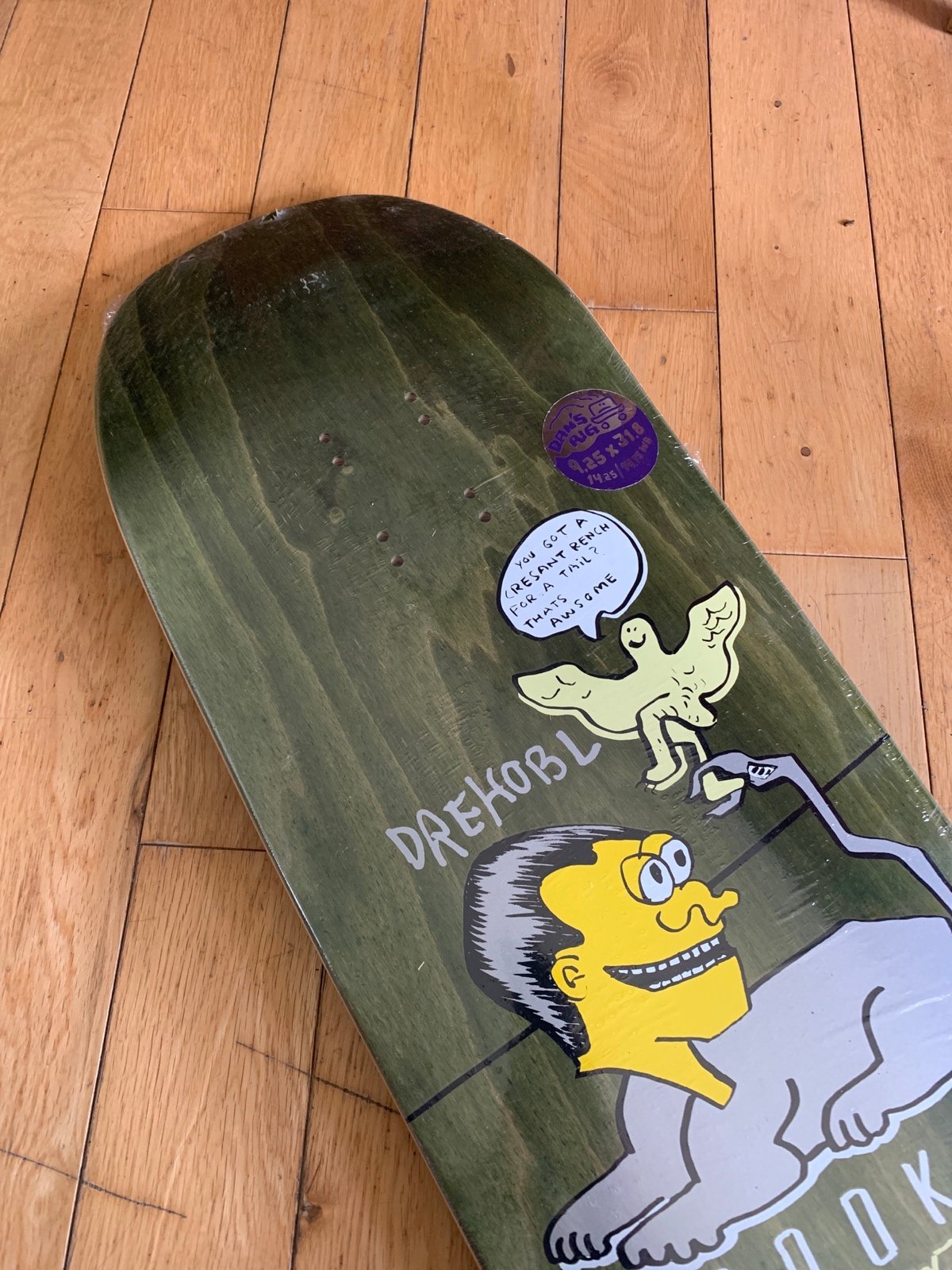 Krooked Skateboards Dan Drehobl 9.25” Shaped Board Double Wheel Base Skate Deck
