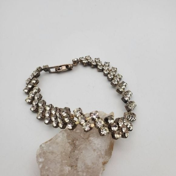 Sky's darling crystal baguette bracelet flashy jewelry B1334