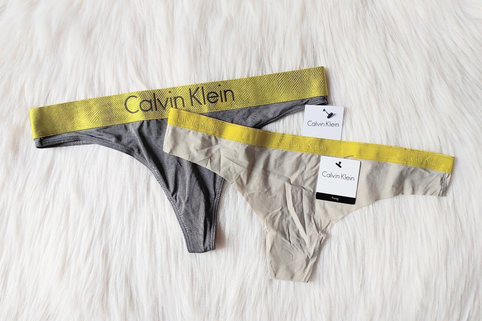 Calvin Klein Active & Regular Thongs, L