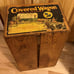 Covered Wagon Mountain Fruits from Placer County wooden wood vintage box crate