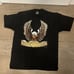 Harley Davidson 3D Emblem Eagle Single Stitch T-Shirt Large Size L 1989 USA Made