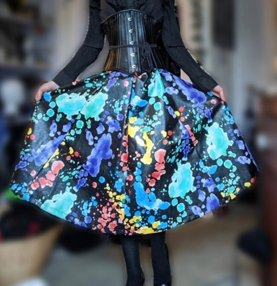 Gracie multi color skirt, sz M