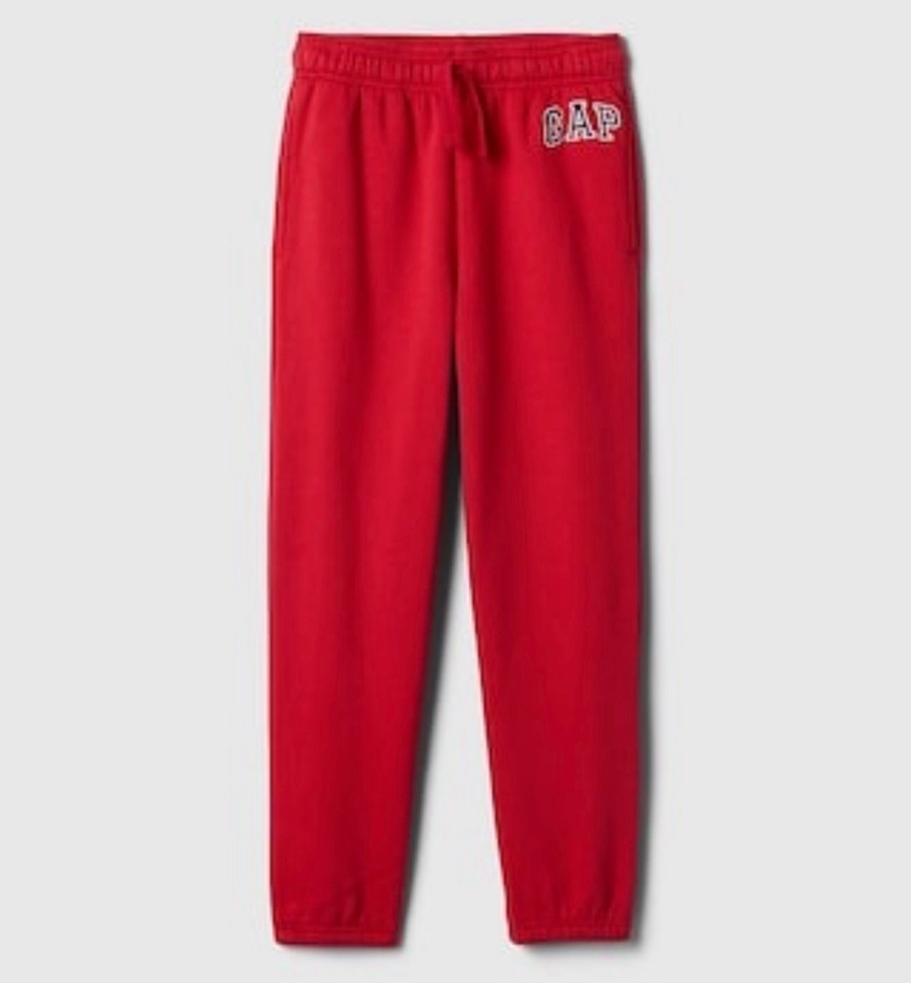 NWT GAP Kids Relaxed Gap Logo Joggers Modern Red Size XL