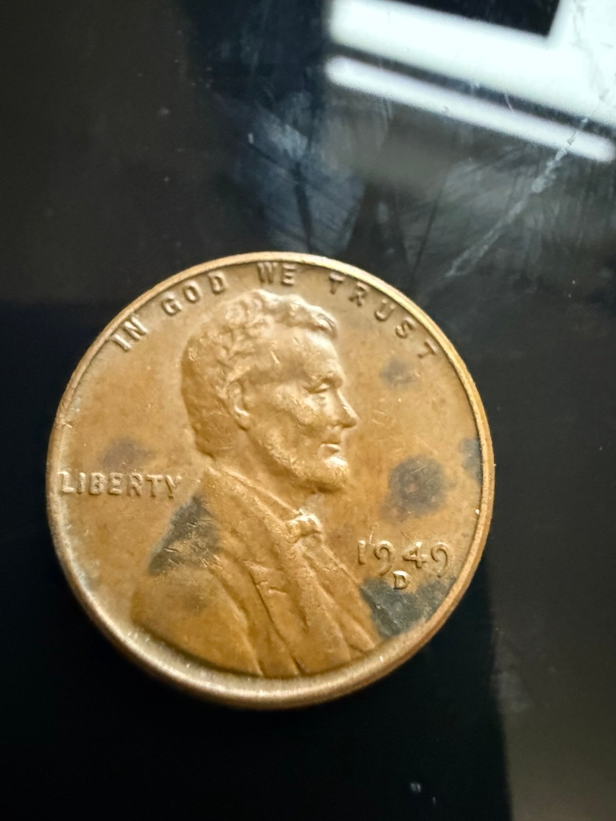 1949 Denver mint wheat cent