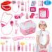 Toy Doctor Kit, 37 Piece Kids Toys Dentist Medical Role Play