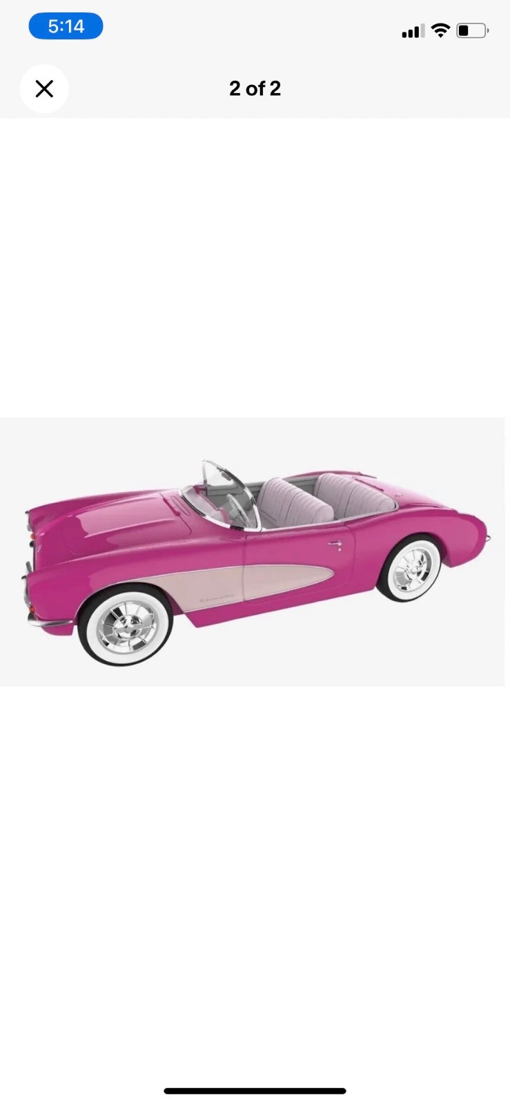 AMC Popcorn Bucket Barbie Movie Car Convertible