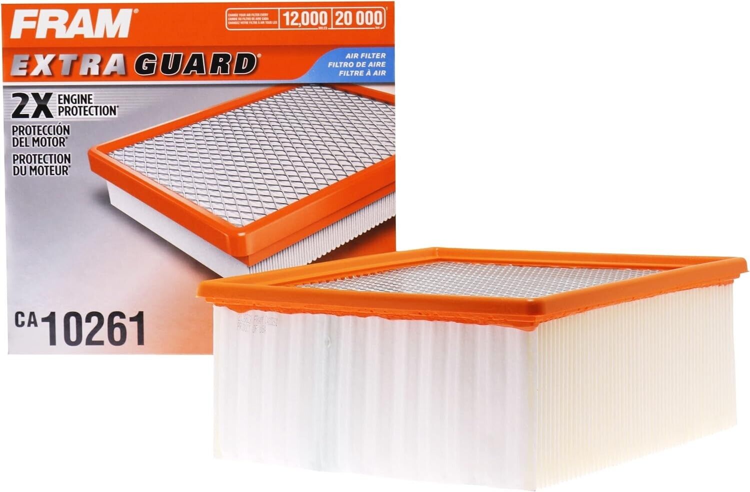 Extra Guard CA10261 Engine Air Filter for 2007-2022 Dodge Ram 2500-5500 (6.4L &