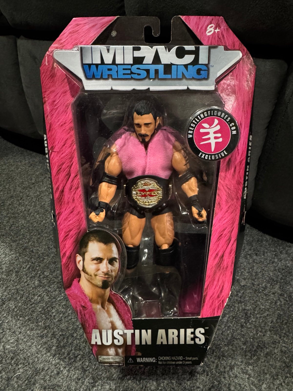 Jakks TNA Deluxe Impact AUSTIN ARIES Exclusive Figure Ringside 2010 NXT WWE