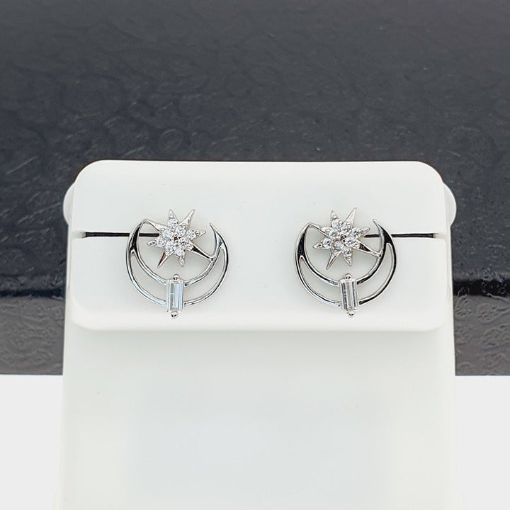 925 sterling silver luxury CZ earrings for women/girls, Best for gift, RJUS2233