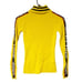 Unif Size Small Badsport Yello Ribbed Polo Neck Sweater