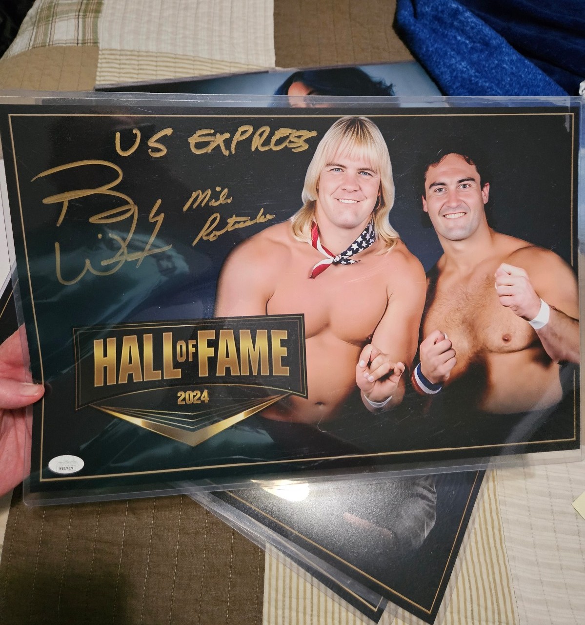 Signed us express 11x17 hof photo
