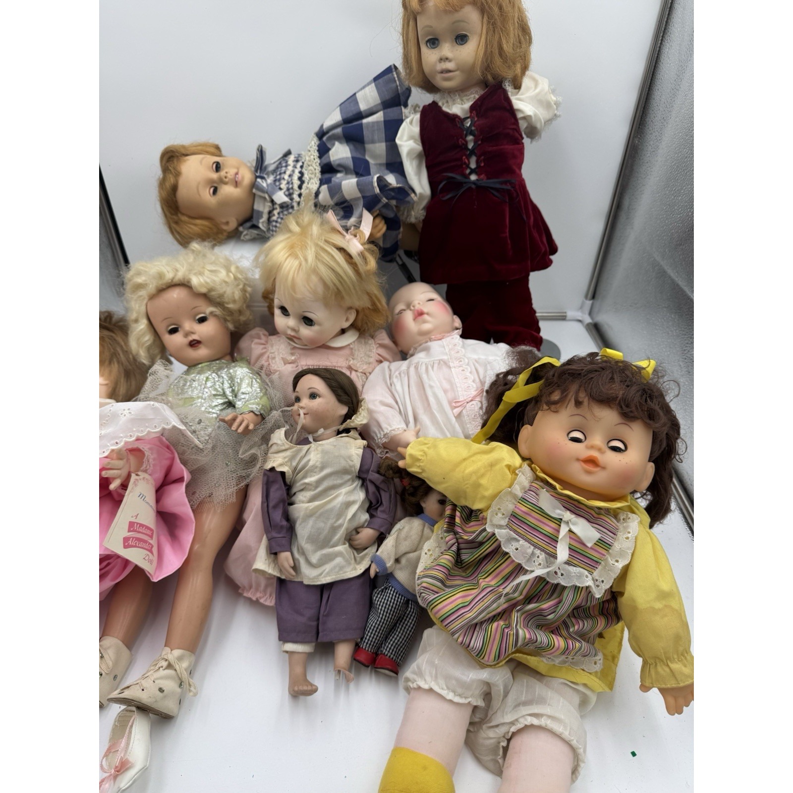 Vintage Lot Of 8 Mattel Chatty Cathy, Madame Alexander And Others All  Read