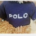 Pair of CUTE 2002 POLO Ralph Lauren 9 Plush Teddy Bear w/ POLO Sweaters SO CUTE