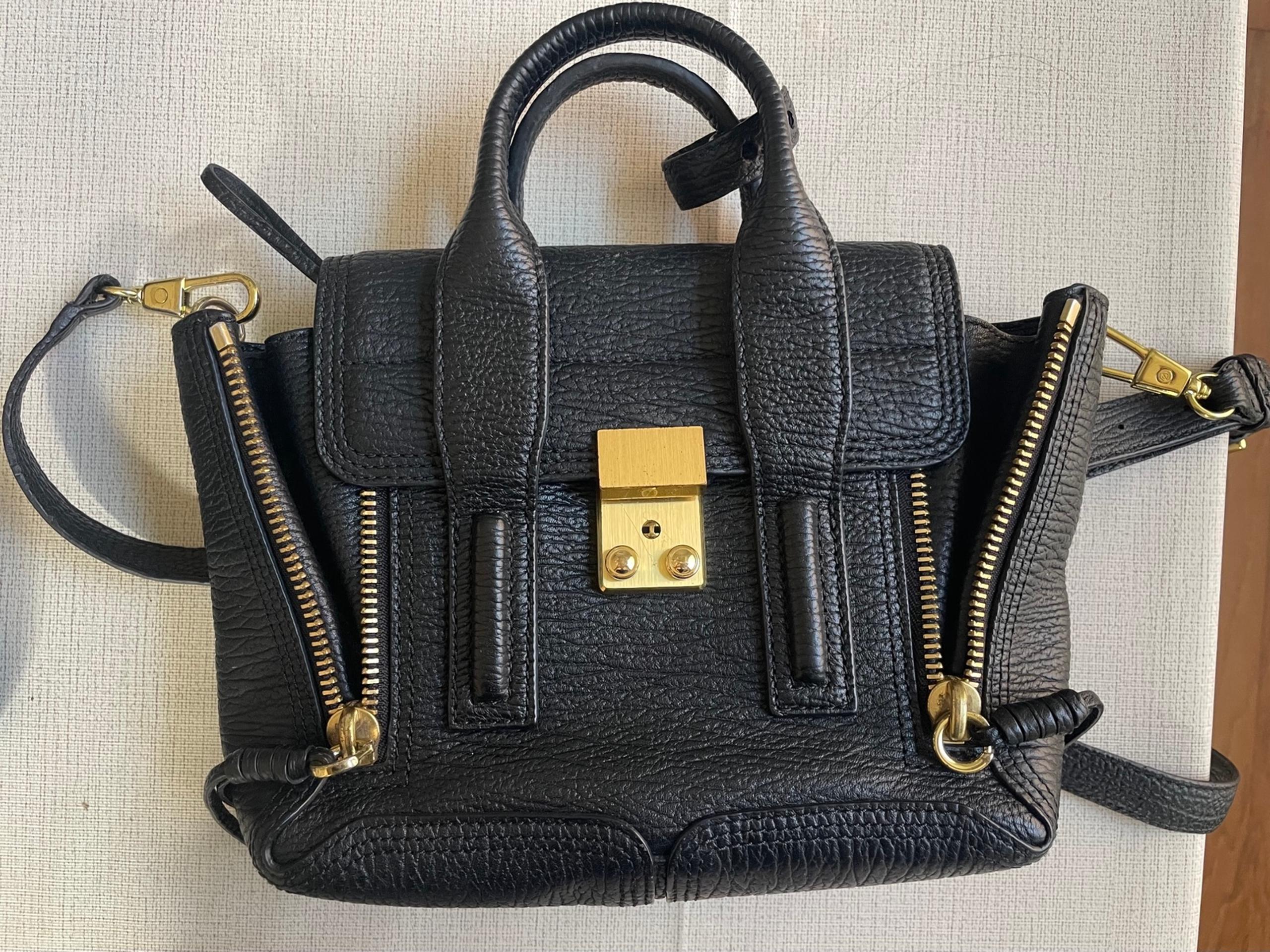 3.1 Phillip Lim Pashli Mini Satchel - Black Leather