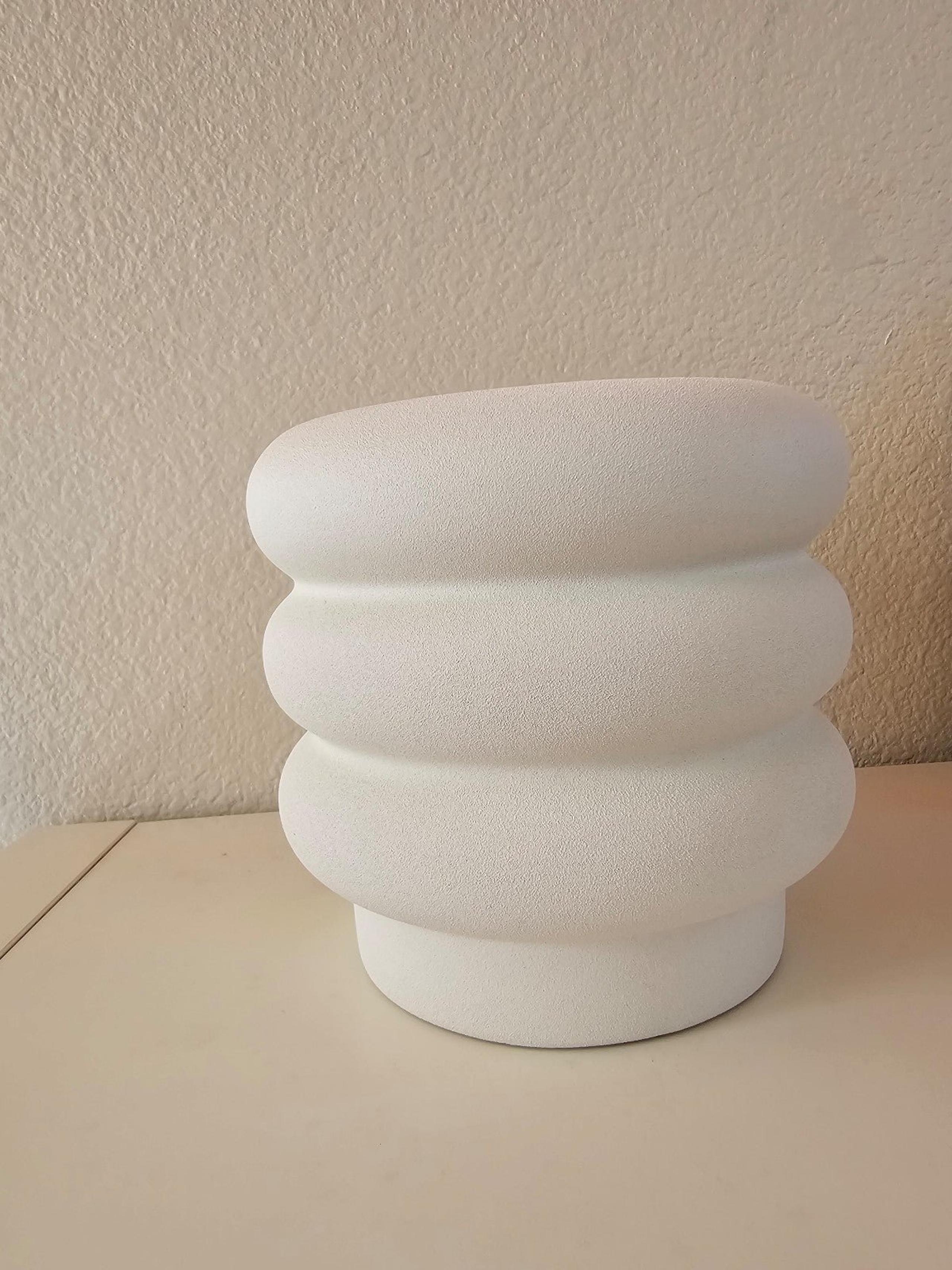 Better Home & Garden 6" Bubble white planter