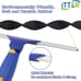 Window Cleaner Rotatable Squeegee and Microfiber Scrubber with Extendable