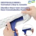 Window Cleaner Rotatable Squeegee and Microfiber Scrubber with Extendable