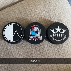 PACK OF 3 HOCKEY PUCKS