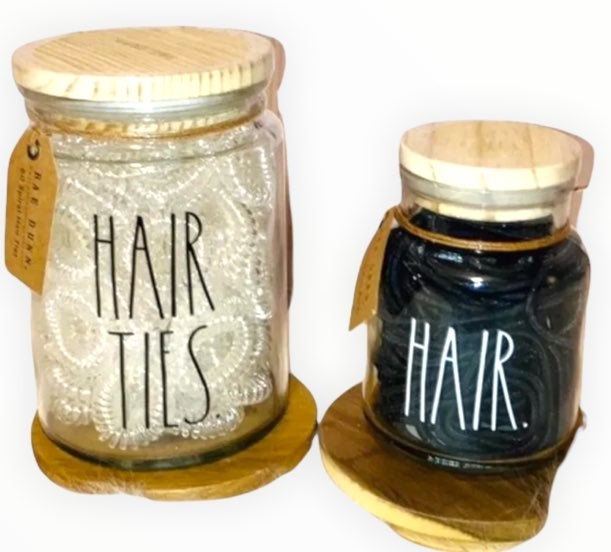 Rae Dunn HAIR TIES & HAIR BANDS SET