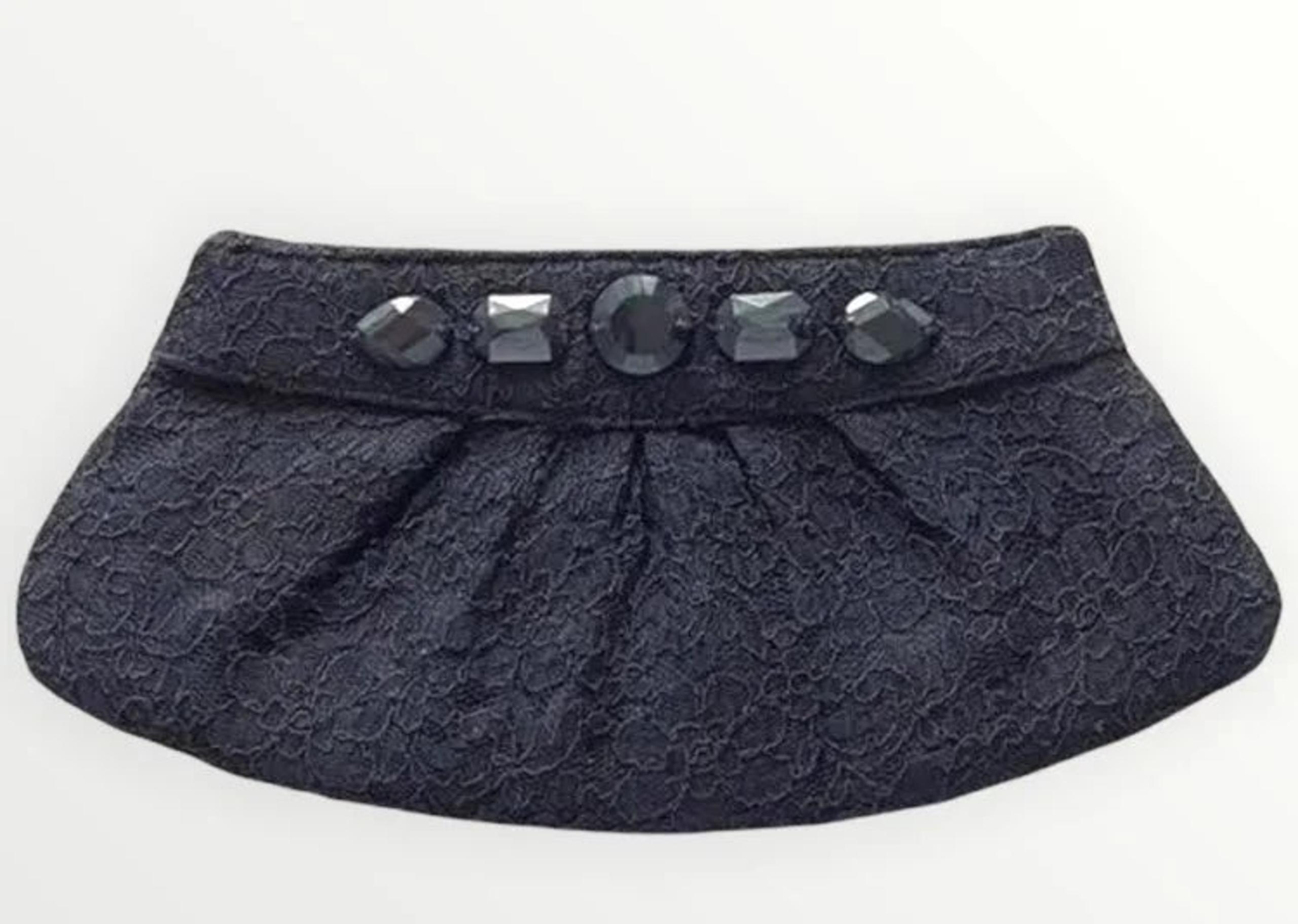 White House Black Market Lace~Clutch Purse