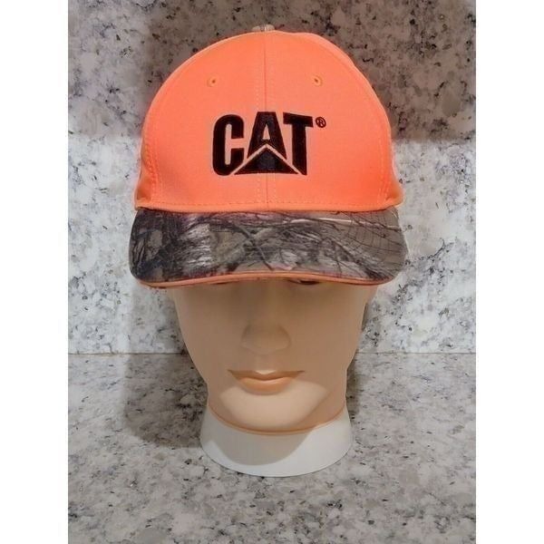 Caterpillar CAT Realtree Xtra Blaze Orange Deer/Bird Hunting Cap/Hat NWT