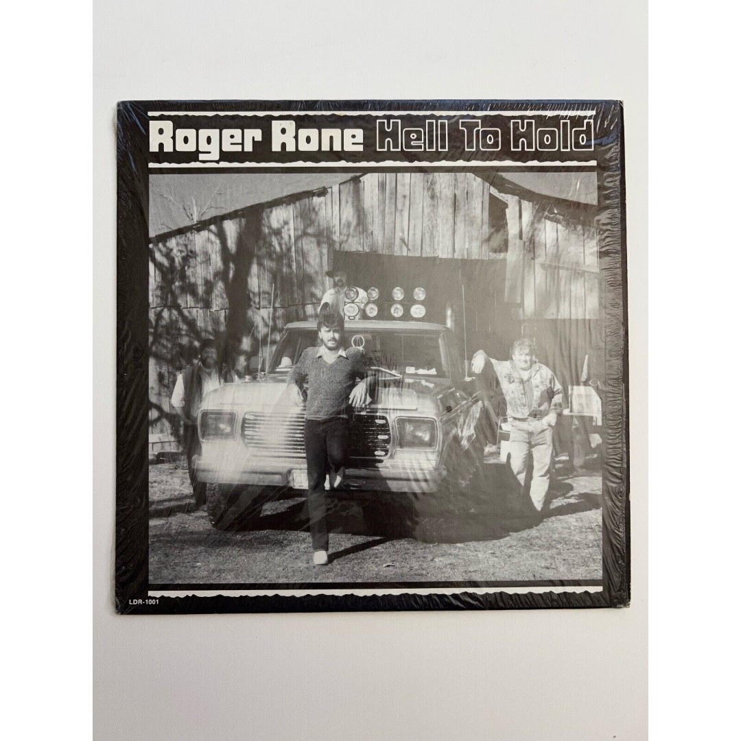 Roger Rone Hell To Hold 1989 LP LDR Records Shrink EX