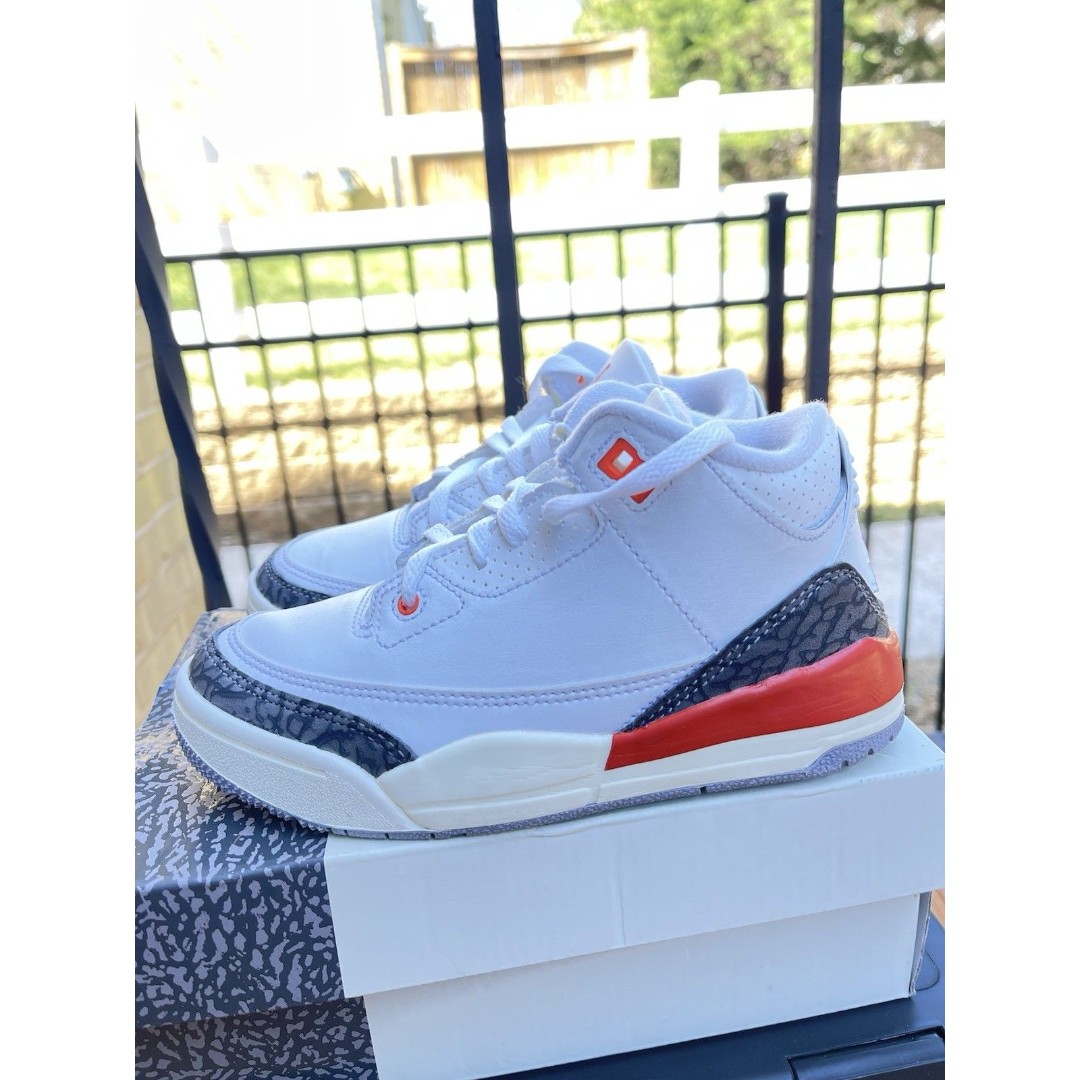 Nike Air Jordan 3 Retro ‘Georgia Peach’ Size 13C Toddlers FQ9174-121 - Preowned
