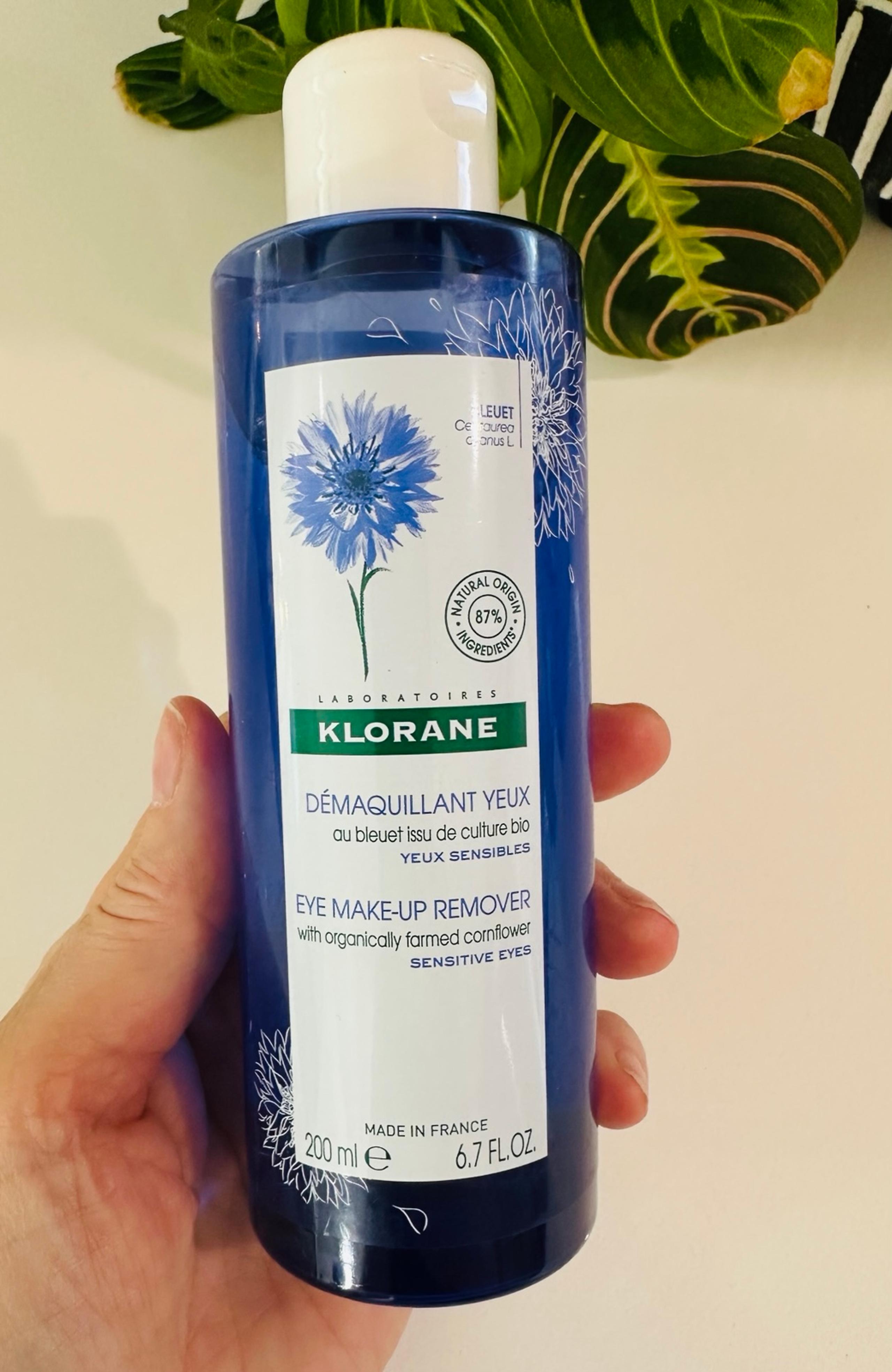 KLORANE Eye Makeup Remover / for Sensitive Eyes / 6.7 FL OZ / NEW