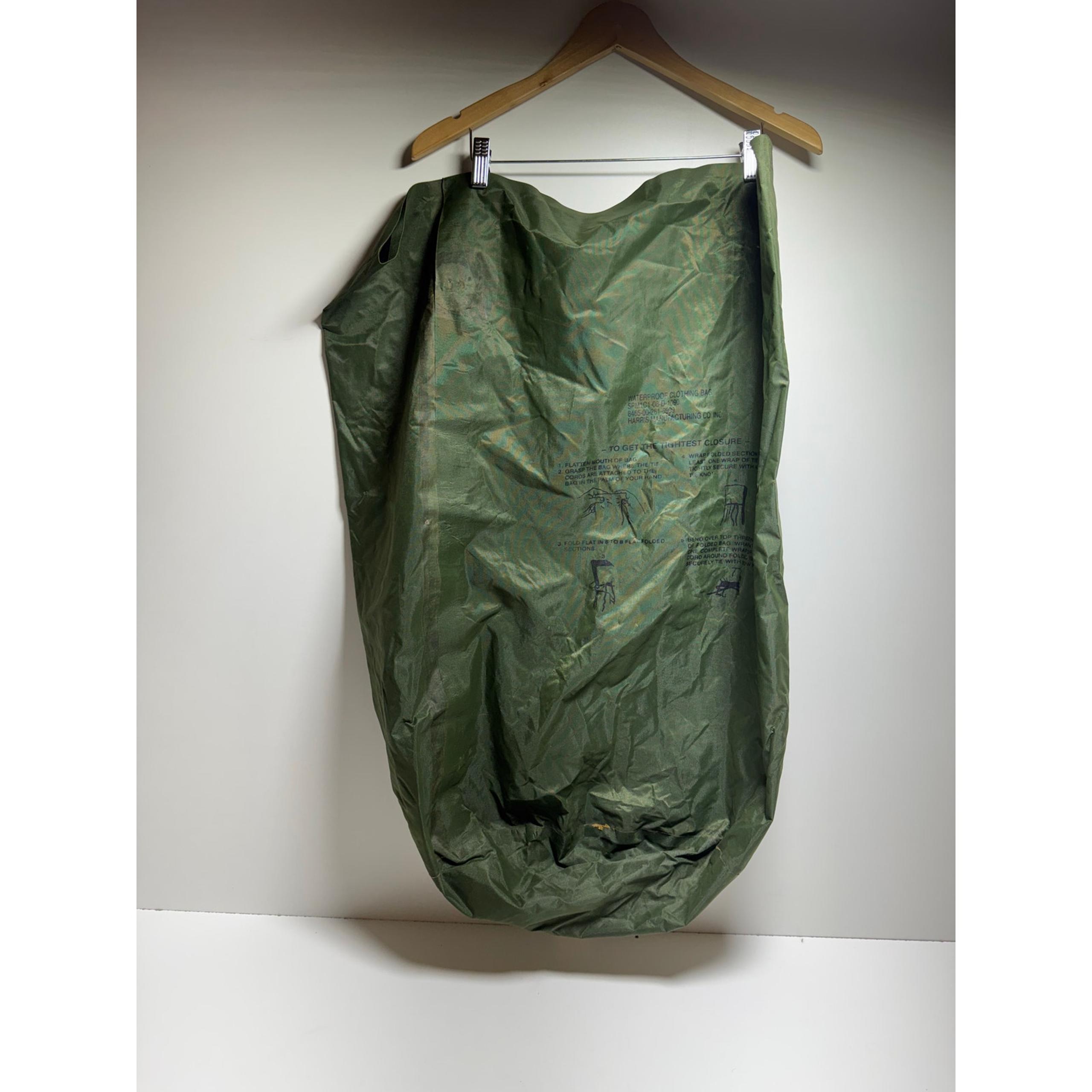 US Army Waterproof Clothing Bag Green Military Laundry Bag