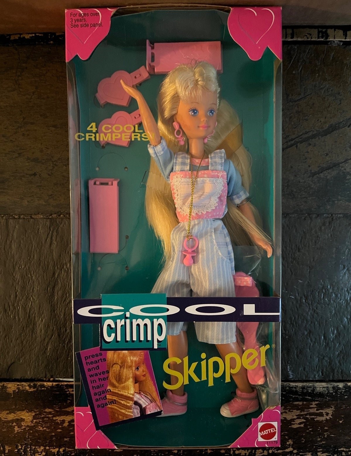 NEW IN BOX! 1993 COOL CRIMP SKIPPER BARBIE!