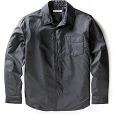 Outerknown Econyl Nylon Shirt Jacket Black Mens Size M 298 Kelly Slater