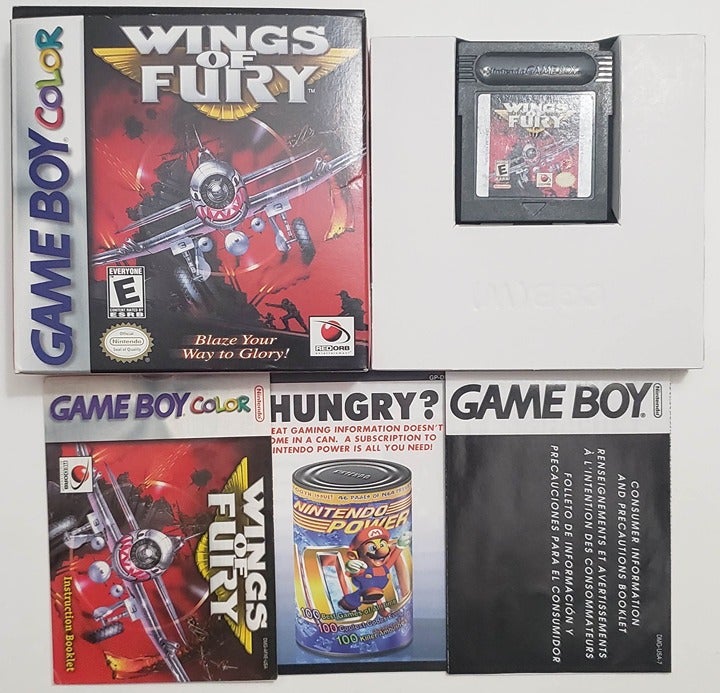 GameBoy Color Wings of Fury complete
