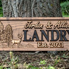 Outdoor Decor | Custom Wood Signs | Deer Hunting Gifts | Cabin Decor |