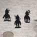 Western Cowboy Wall Decor Vintage Cowboy Wall Art Indoor Home Decor Rustic Black