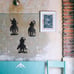 Western Cowboy Wall Decor Vintage Cowboy Wall Art Indoor Home Decor Rustic Black