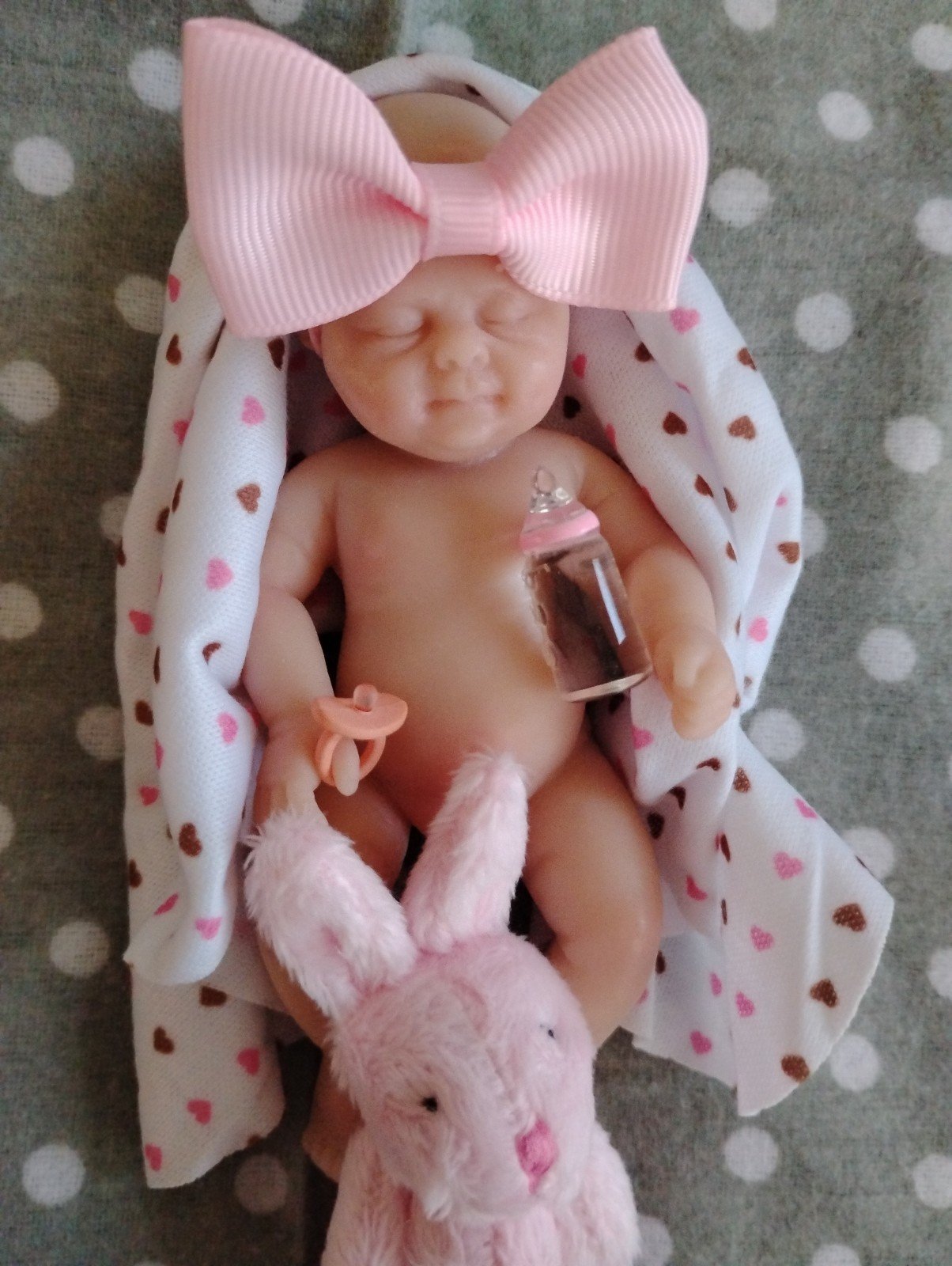 4 reborn baby silicone doll collectors miniature reborn toy