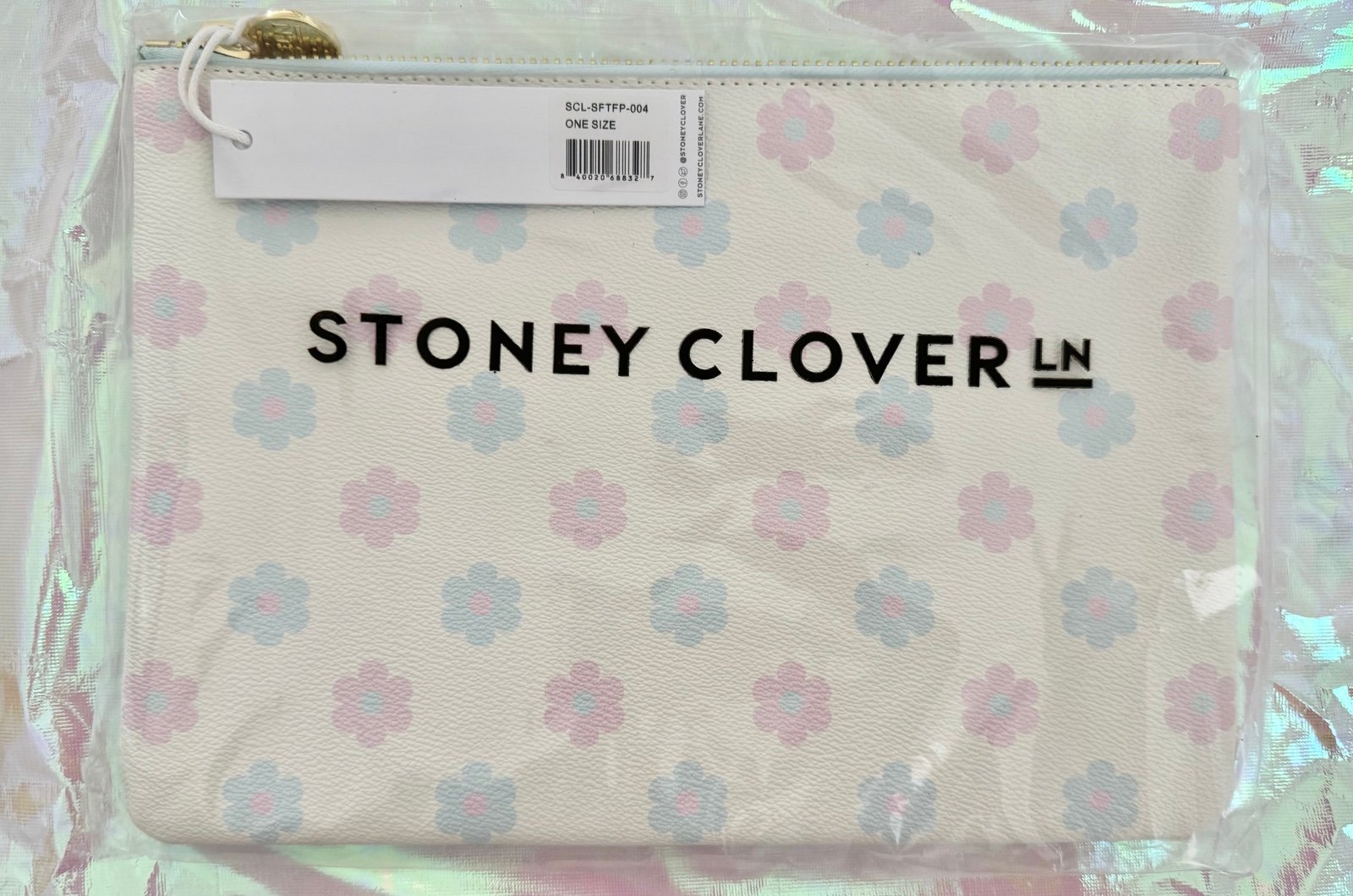Stoney Clover Lane NEW Floral Flat Pouch