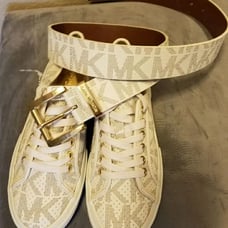 Belt with matching shoes