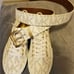 Belt with matching shoes