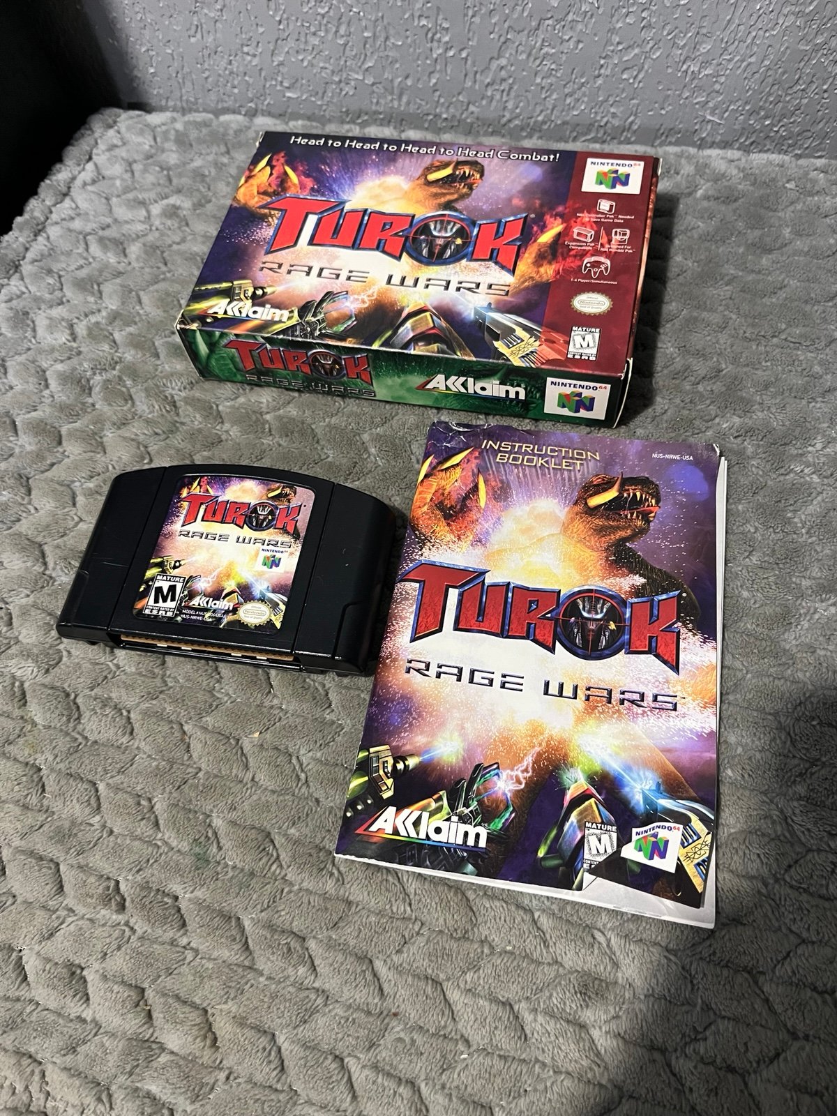 Turok Rage Wars for Nintendo 64 Authentic Complete