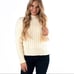 Stitch Fix KUT From The Kloth Leona Ribbed Turtleneck Sweater In Ivory Size XL
