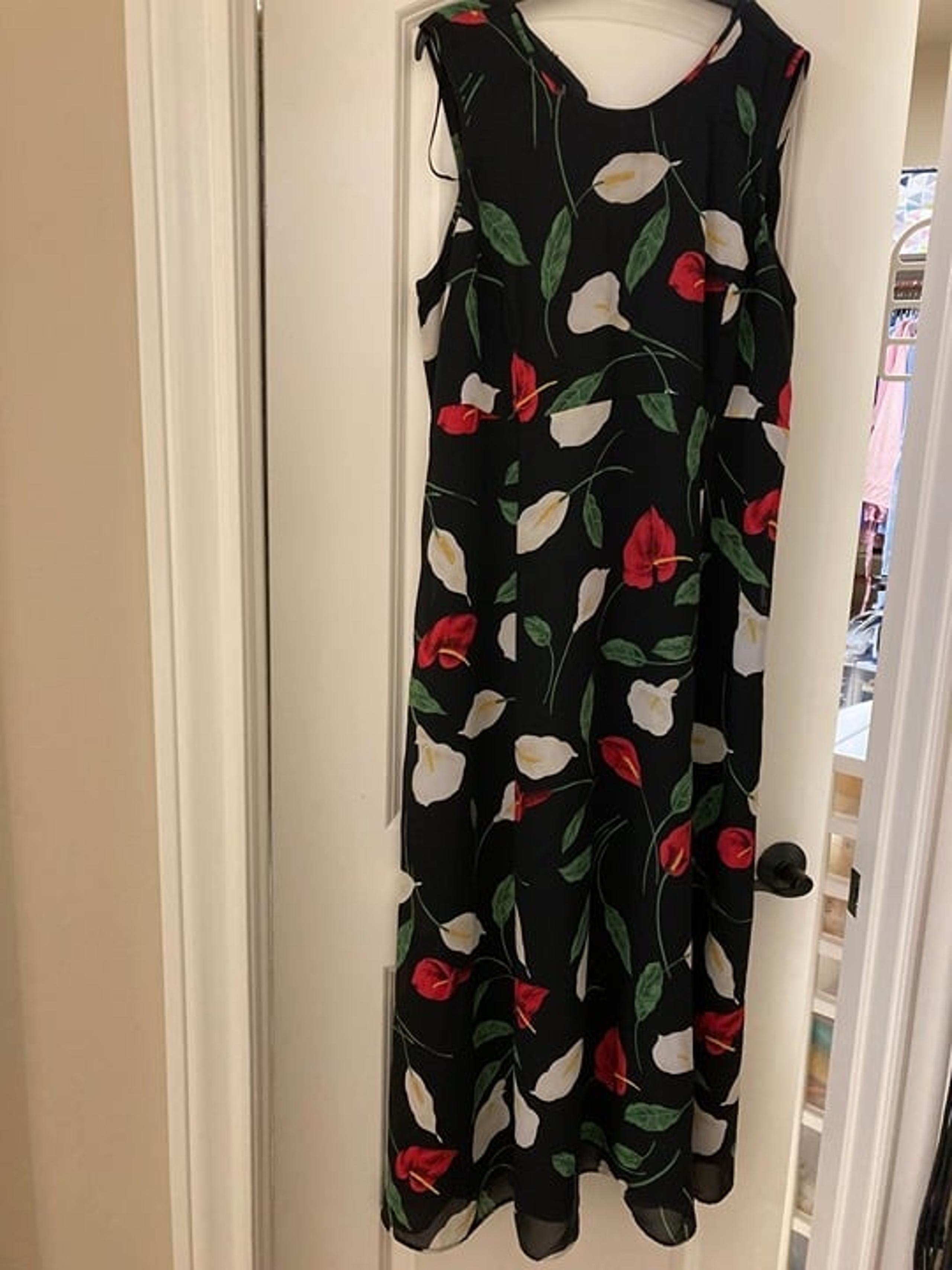 NWOT Sag Harbor Multicolor Floral Dress Sz 18