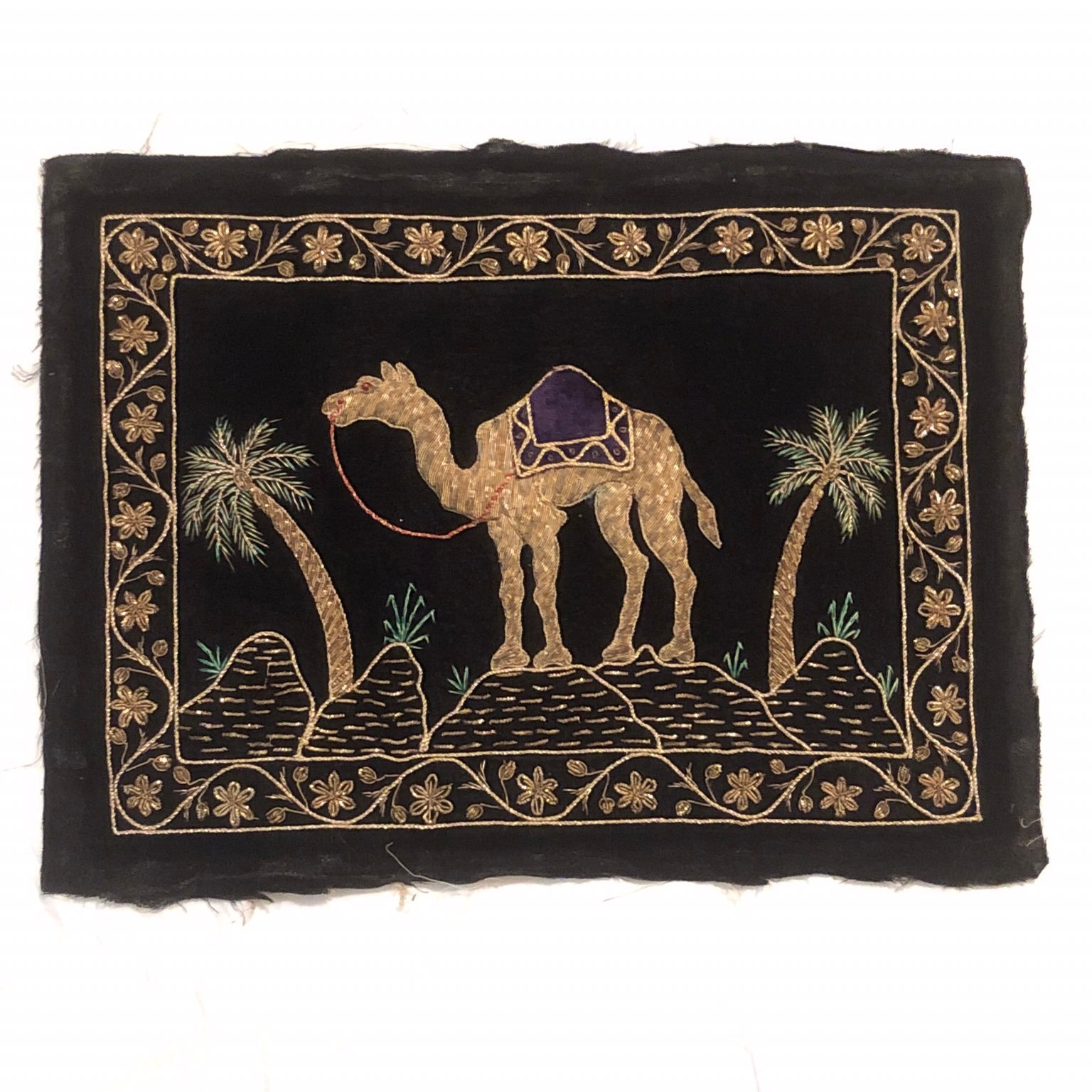 Gold Bullion Embroidery Camel