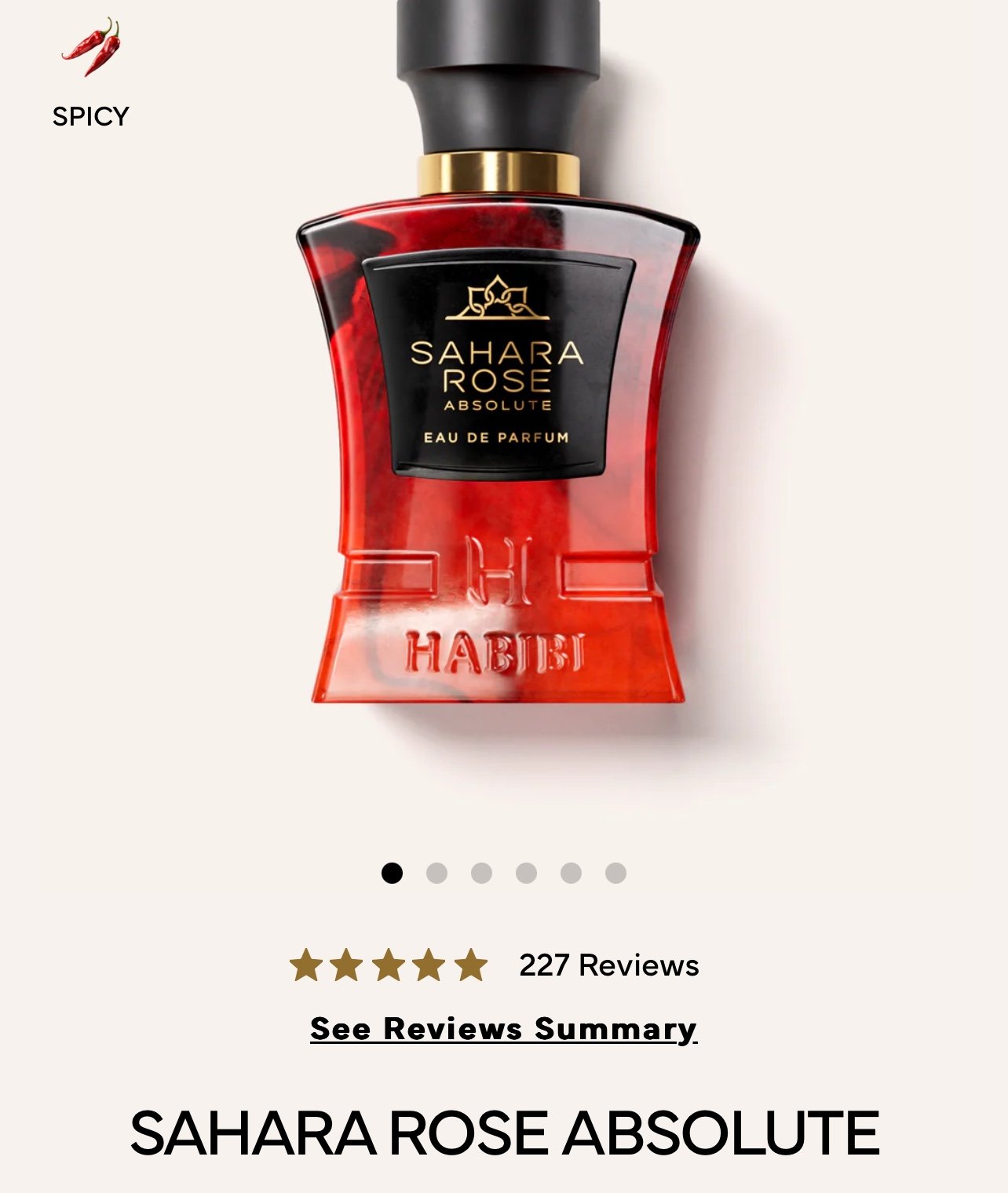 Habibi New York- Sahara Rose Perfume
