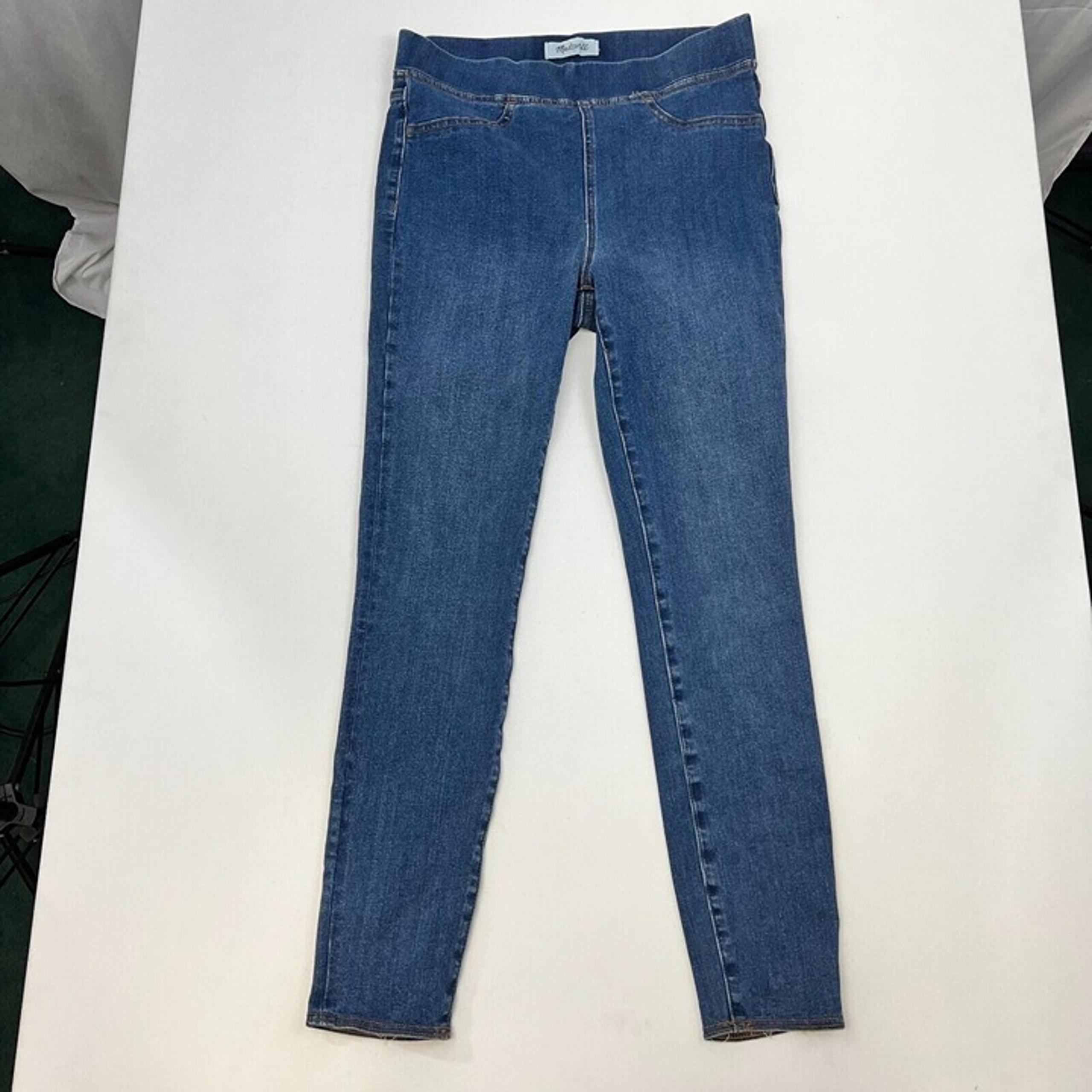 Madewell Womens Blue Regular Fit Mid Rise Denim Pull-On Jegging Jeans Size 27